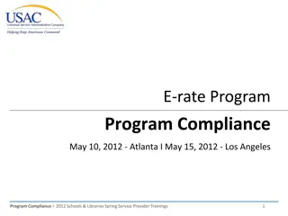 E-Rate Program Compliance for Schools and Libraries