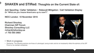 SHAKEN and STIRed: Current State of Anti-Spoofing and Robocall Mitigation