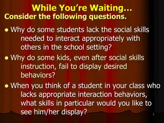 Social Skills Development in Students