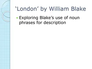 Analysis of William Blake's Use of Noun Phrases in 