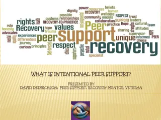 Intentional Peer Support and its Importance in Mental Health Recovery