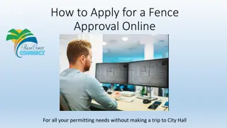 How to Apply Online for Fence Approval without City Hall Visit