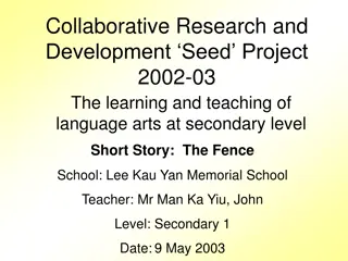 Collaborative Seed Project: Learning and Teaching Language Arts at Secondary Level