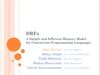 DRFx: A Simple and Efficient Memory Model for Concurrent Programming Languages