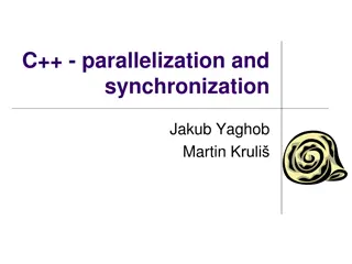 Understanding C++ Parallelization and Synchronization