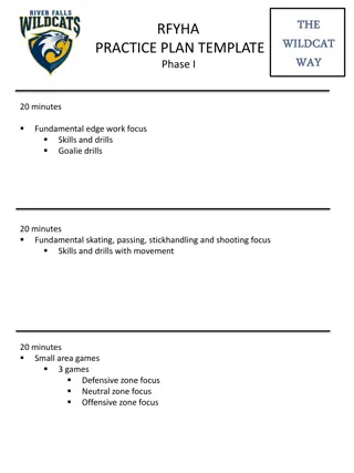 Youth Hockey Practice Plan Template for Phase I