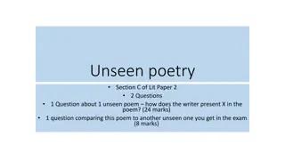 Unseen Poetry Analysis: Winter Reflections in 