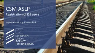 CSM.ASLP Registration Guidance for Implementing Users