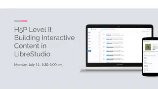 Explore Interactive Content Creation with H5P in LibreStudio Workshop