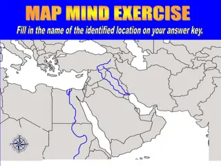 Identify Locations on the Map Mind Exercise