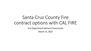 Santa Cruz County Fire Department Contract Options Analysis