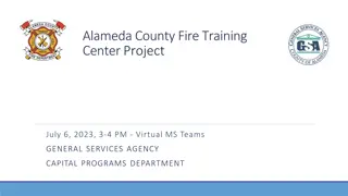 New Alameda County Fire Training Center Project Overview