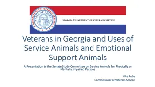 Service Animals for Veterans in Georgia: A Guide to VA Guidance