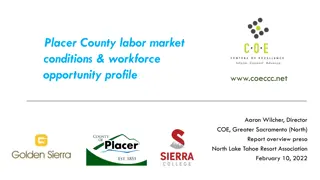 Placer County Labor Market and Workforce Opportunity Profile Overview