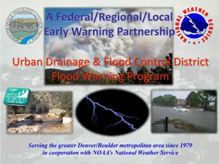 Flood Warning Program of Urban Drainage & Flood Control District