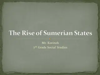 The Rise of Sumerian City-States in Mesopotamia