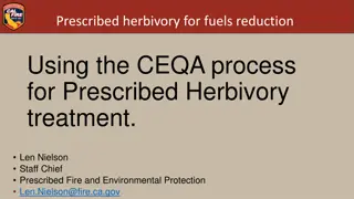 Understanding the CEQA Process for Prescribed Herbivory in Fuels Reduction