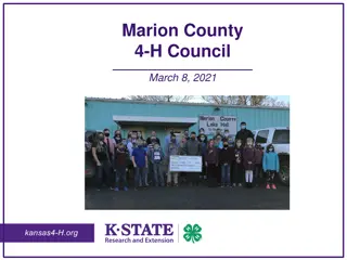 Marion County 4-H Council Meeting Agenda and Minutes