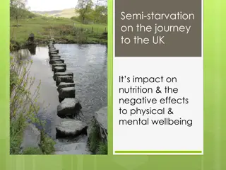 The Impact of Semi-Starvation on Physical and Mental Wellbeing