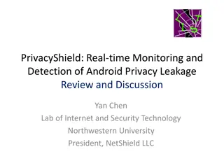 Real-time Monitoring and Detection of Android Privacy Leakage