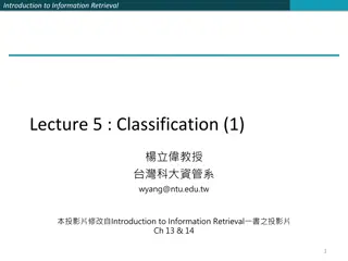 Text Classification in Information Retrieval