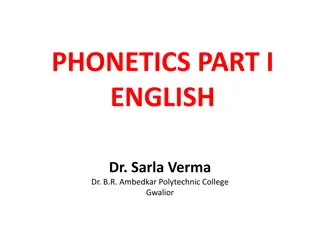 Phonetics in English Language Learning