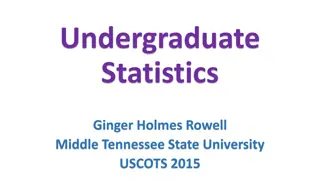 Enhancing Undergraduate Statistics Education: A Historical Overview