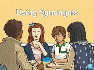 Enhancing Vocabulary Through Synonyms Practice