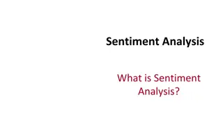 Sentiment Analysis in Various Contexts