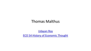 Thomas Malthus and His Theory on Population Growth