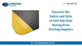 Discover the Safety and Style of Anti-Slip Stair Nosing from Sterling Supplies