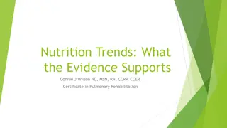 Evidence-Based Nutrition Strategies for COPD Patients