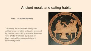 Ancient Greek Meals and Eating Habits: Part 1 - Insights into Ancient Greek Nutrition and Dining Practices