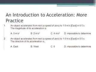 Acceleration and Gravity in Physics