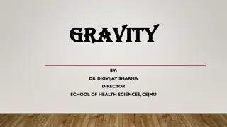 Gravity and Center of Gravity in Physics