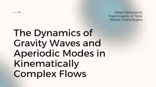 Exploring Gravity Waves and Aperiodic Modes in Kinematically Complex Flows