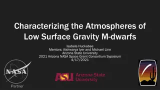 Characterizing the Atmospheres of Low Surface Gravity M-dwarfs