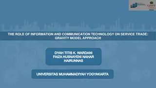 The Role of ICT in Service Trade: Gravity Model Approach