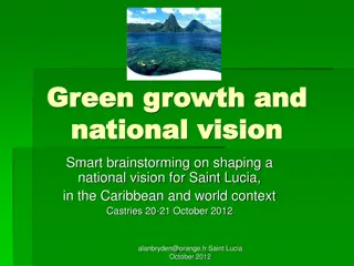 Shaping a National Vision for Green Growth in Saint Lucia and the Caribbean