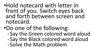 Visual Memory Challenge: Can You Keep Up with the Notecard Instructions?