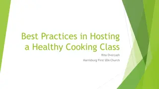 Hosting a Successful Healthy Cooking Class at Harrisburg First SDA Church