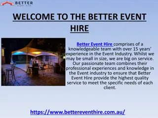 Hot Water Urn Hire for Events at better event hire Australia