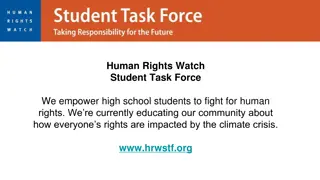 Empowering High School Students to Fight Climate Change Through Human Rights Education