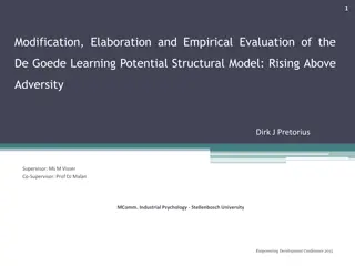 Empirical Evaluation of De Goede Learning Potential Model