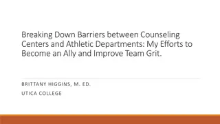 Enhancing Team Grit: Bridging Counseling Centers and Athletic Departments