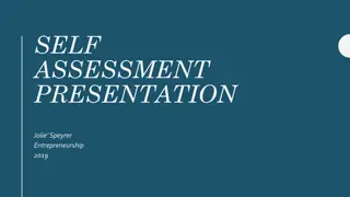 Behaviors and Skills of Successful Entrepreneurs in Self-Assessment Presentation by Jolie Speyrer