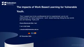 Impacts of Work-Based Learning on Vulnerable Youth in Vocational Education