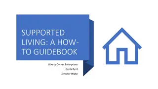 Comprehensive Guidebook for Supported Living Services and Community Inclusion