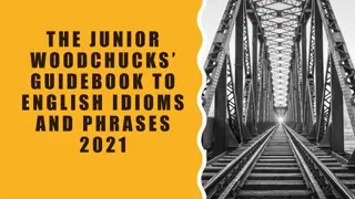 The Junior Woodchucks' Guidebook to English Idioms and Phrases 2021