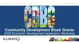 Illinois Department of Commerce & Economic Opportunity - Community Development Block Grants 2020 Overview